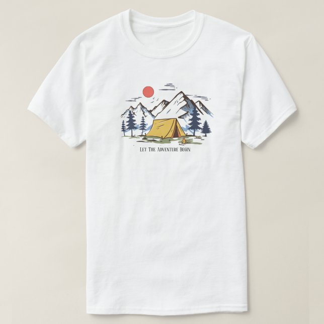 Camiseta Camping T-Shirt (Diseño del anverso)