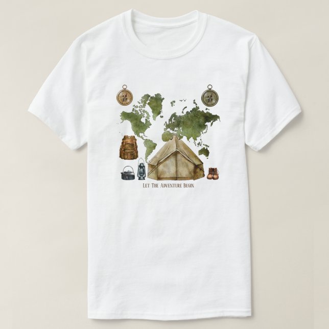 Camiseta Camping T-Shirt (Diseño del anverso)