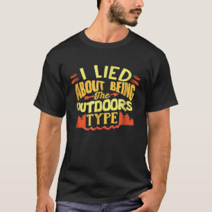 Camiseta Camping T Shirt Para El Estilo De Vida Del Glampin