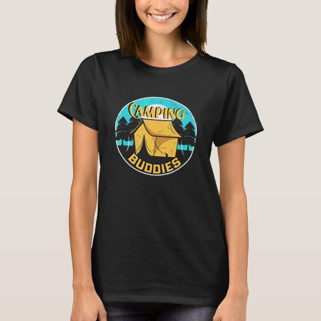 Camiseta Camping Talla De Emergencia Al Aire Libre (Anverso)