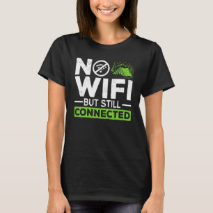 Camiseta Camping Tent No Wifi Pero Todavía Conectado 1
