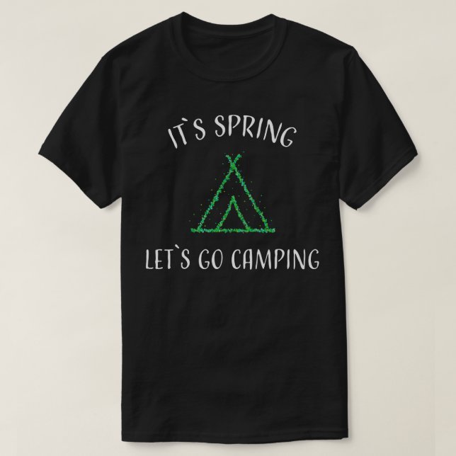 Camiseta Camping Tent Outdoor Camping Spring (Diseño del anverso)