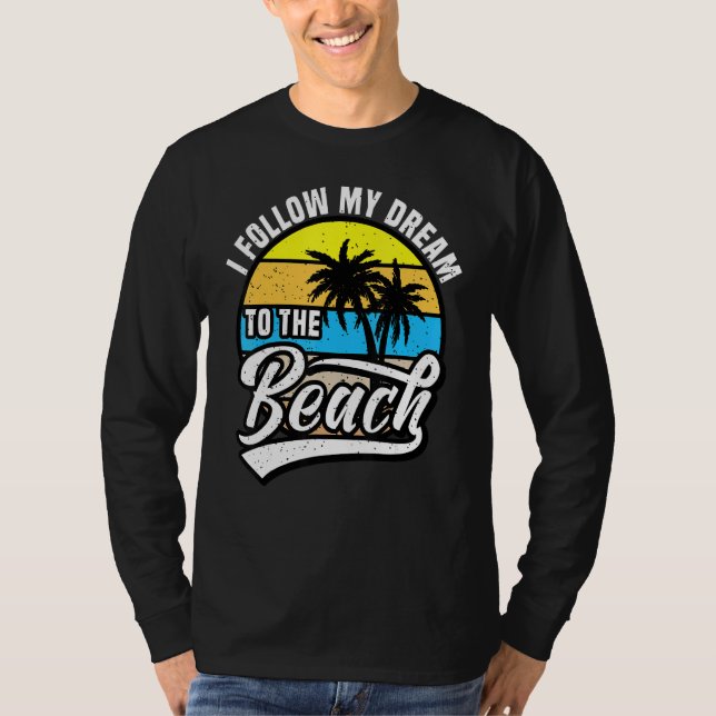 Camiseta Camping Vacaciones Verano al aire libre Beach Surf (Anverso)