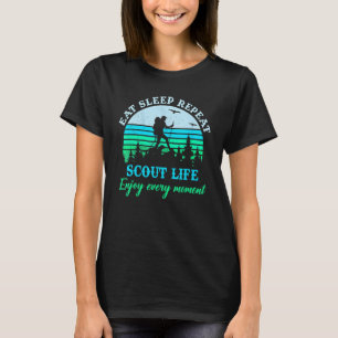 Camiseta Camping Vida Comer Scout Repetir Scouts