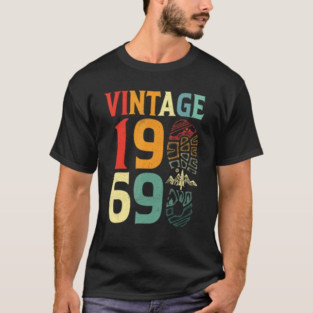 Camiseta Camping Vintage 1969 de 53 años (Anverso)