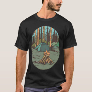 Camiseta Camping Wald divertido