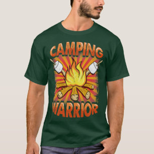 Camiseta Camping Warrior Camp Fire Camper se enfurece