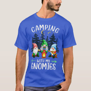 Camiseta Camping with my Gnomies Funny Gnome Camp Women Men