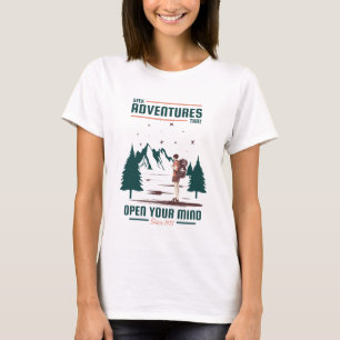 Camiseta Camping y Adventure Funny
