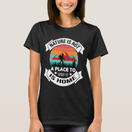 Camiseta Camping y Adventure Funny