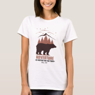 Camiseta Camping y Adventure Funny