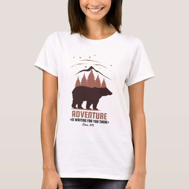 Camiseta Camping y Adventure Funny (Anverso)