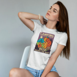 Camiseta Camping Y Cerveza