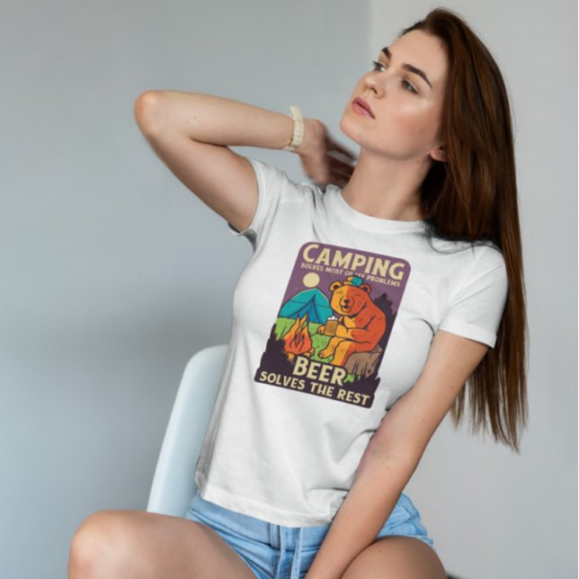 Camiseta Camping Y Cerveza (Subido por el creador)