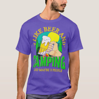 Camiseta Camping Y Cerveza