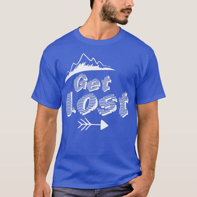 Camiseta Camping Y Senderismo Amante - Perder (Anverso)