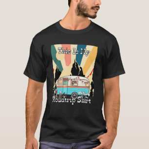 Camiseta Camping Y Viajero Retro De Mi Roadtrip 1
