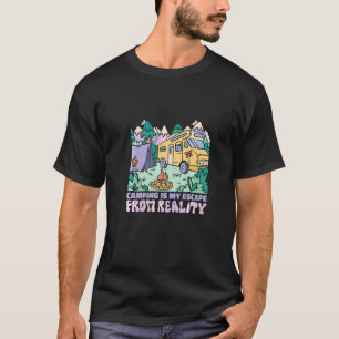 Camiseta Campista Camping Naturaleza senderismo escapar de 