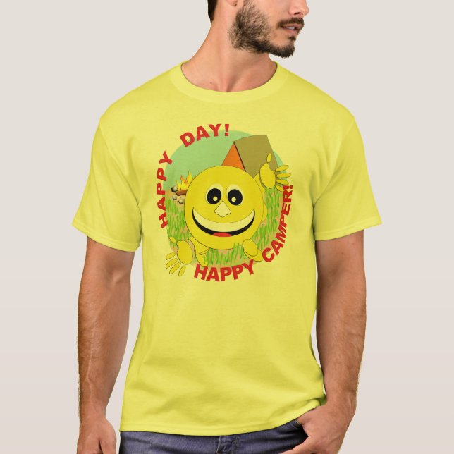 Camiseta Campista contento (Anverso)