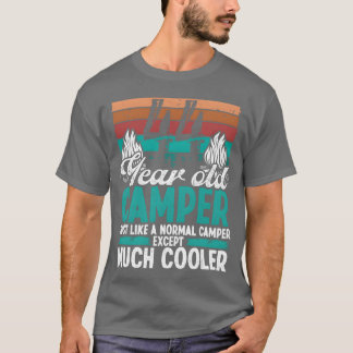 Camiseta Campista de 44 años de exploración de acampada Cum