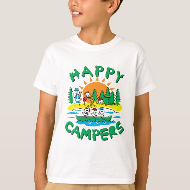 Camiseta Campistas contentos (Anverso)