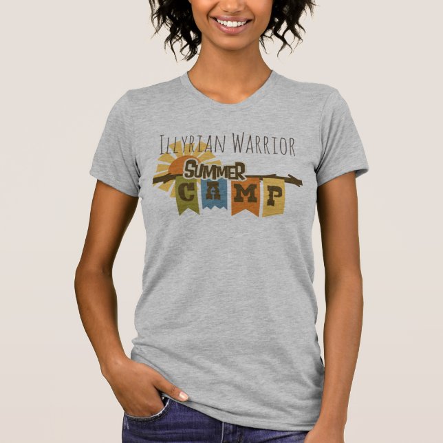 Camiseta Campo ACOTAR del guerrero de Illyrian (Anverso)