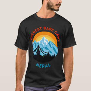Camiseta Campo Base del Monte Everest Nepal Moain Senderist