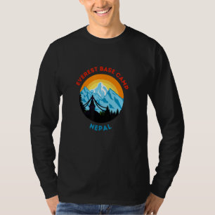 Camiseta Campo Base del Monte Everest Nepal Montañero Escal