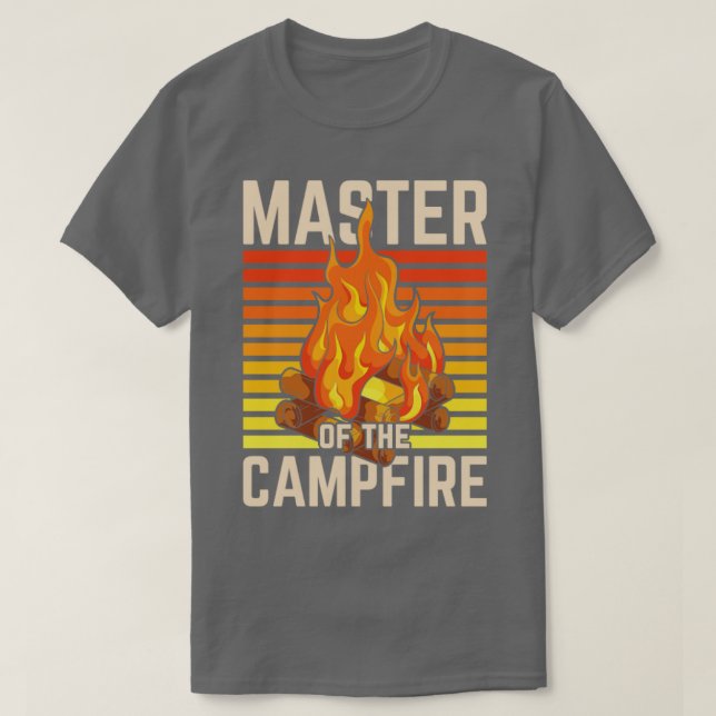 Camiseta Campo Campfire Master Funny Naturaleza del Camper  (Diseño del anverso)