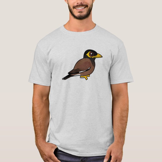 Camiseta Campo común Myna de Birdorable (Anverso)