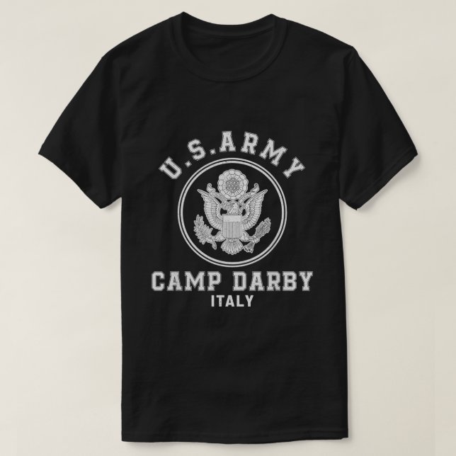 Camiseta Campo Darby Base Militar Italiana3166 (Diseño del anverso)