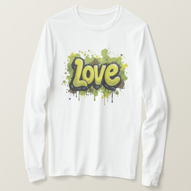 Camiseta Campo de amor eterno (Anverso del diseño)