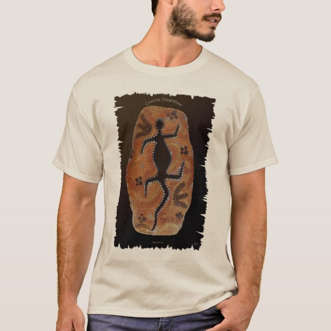 Camiseta CAMPO DE Arte Aborígenes Australianos DREAMTIME (Anverso)