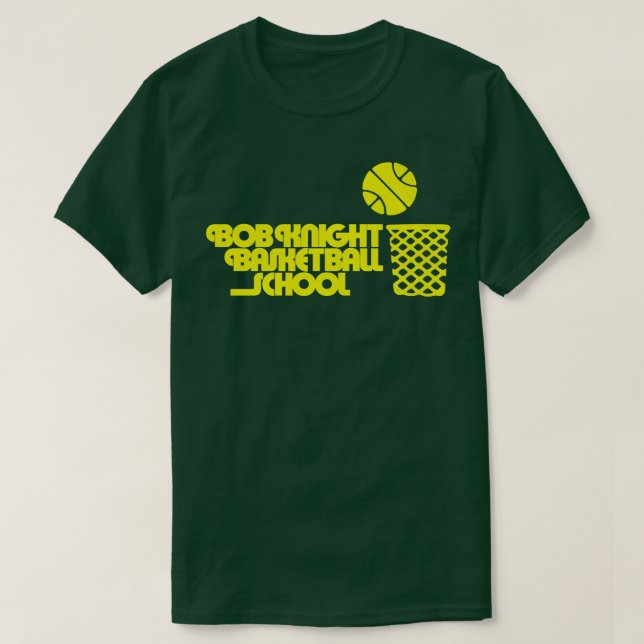 Camiseta Campo de baloncesto Bobby Knight (Diseño del anverso)