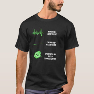 Camiseta Campo de batalla del entrenador de campo del coord