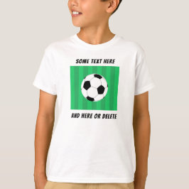 Camiseta Campo de bolas de fútbol personalizado