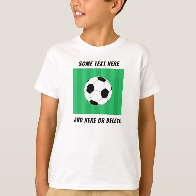 Camiseta Campo de bolas de fútbol personalizado (Anverso)
