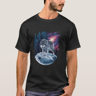 Camiseta Campo de caza de lobos lleno de Guay, Icy Moon, Fo