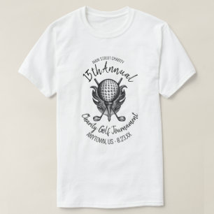 Camiseta Campo de Clubes de Tee Ball del Torneo de Golf de