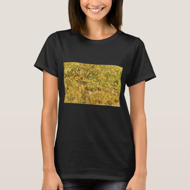 Camiseta Campo de flores amarillas de Vincent van Gogh (Anverso)