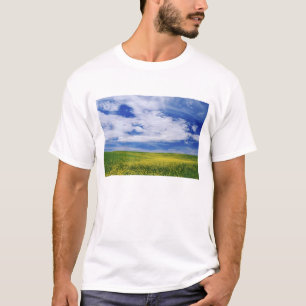 Camiseta Campo de flores de canola o mostaza, Palouse