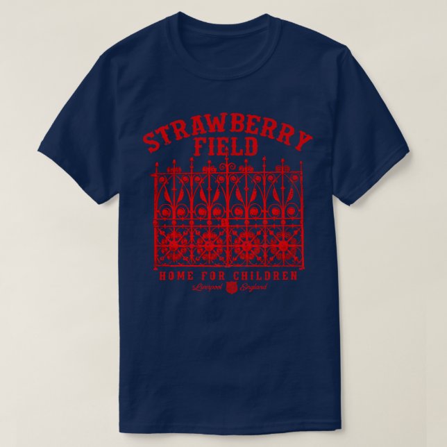 Camiseta Campo de fresa (Diseño del anverso)
