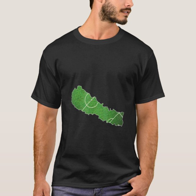 Camiseta Campo de fútbol de Nepal (Anverso)