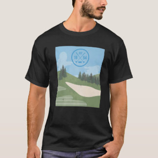 Camiseta Campo de golf Golf Golf Golf Vintage 1954 Golfe