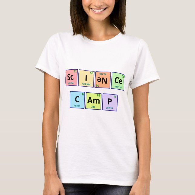Camiseta Campo de la ciencia (Anverso)