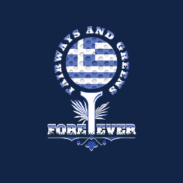 CAMISETA CAMPO DE LA MADRE DEL PADRE DEL GOLF GRECIA LIGA C