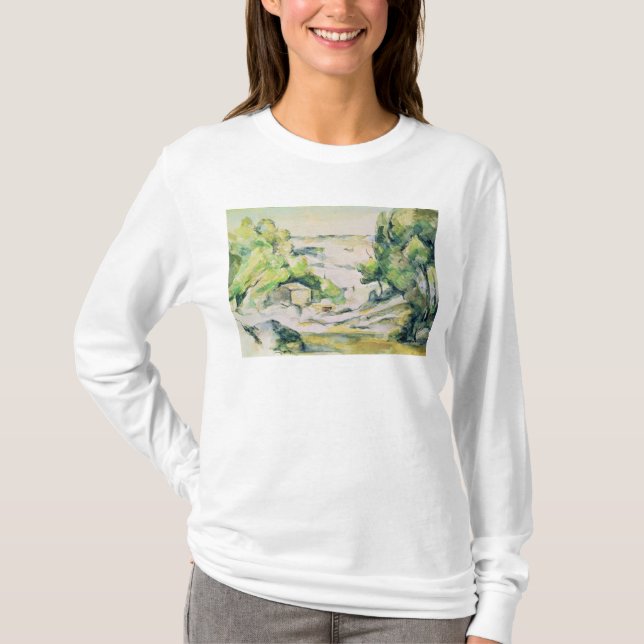 Camiseta Campo de Paul Cezanne el | en Provence (Anverso)