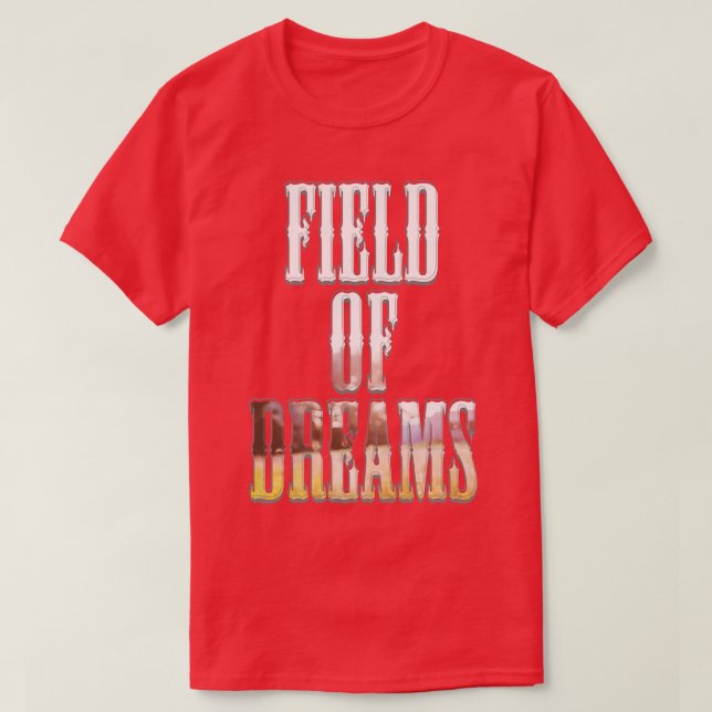 Camiseta Campo de sueños (Diseño del anverso)