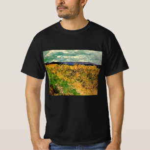 Camiseta Campo de trigo con acianos de Vincent van Gogh