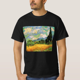 Camiseta Campo de trigo con cipreses de Van Gogh en Haute G